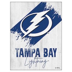 Tampa Bay Lightning 15" x 20" Canvas Wall Art