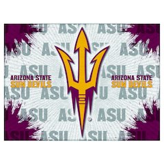 Arizona State 15" x 20" Officially Licensed Logo Canvas with Pitchfork logo