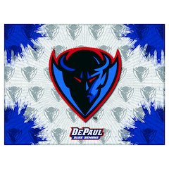 DePaul 15" x 20" Officially Licensed Logo Canvas