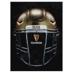 Notre Dame - Guinness (Helmet) 15"x20" Canvas Wall Art