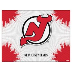 New Jersey Devils 15" x 20" Officially Licensed Logo Canvas