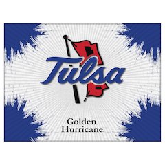 Tulsa 15" x 20" Officially Licensed Logo Canvas