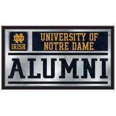 University of Notre Dame  26"x15" Alumni Wall Mirror
