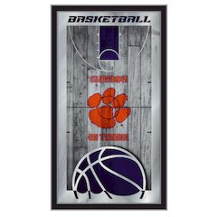Clemson 15" x 26" Basketball Mirror