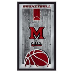 Miami (OH) 15" x 26" Basketball Mirror