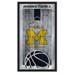 Michigan 15" x 26" Basketball Mirror