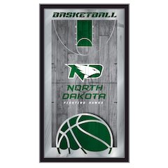 North Dakota 15" x 26" Basketball Mirror