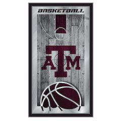 Texas A&M 15" x 26" Basketball Mirror