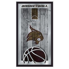 Texas State 15" x 26" Basketball Mirror
