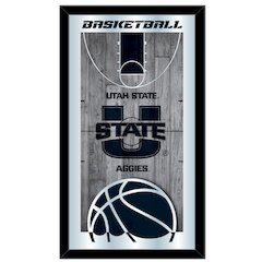 Utah State 15" x 26" Basketball Mirror