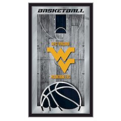 West Virginia 15" x 26" Basketball Mirror