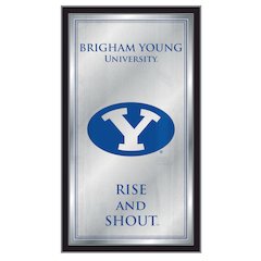 Brigham Young 26" x 15" Fight Song Mirror