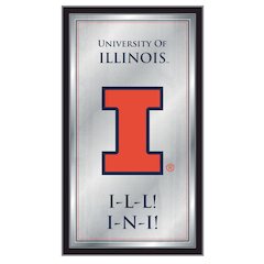 Illinois 26" x 15" Fight Song Mirror