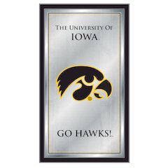 Iowa 26" x 15" Fight Song Mirror