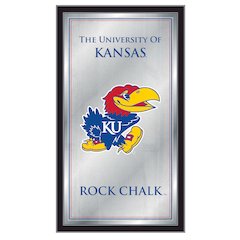 Kansas 26" x 15" Fight Song Mirror by Holland Bar Stool Company