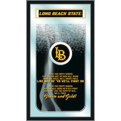 Long Beach State University 26" x 15" Fight Song Mirror by Holland Bar Stool Company