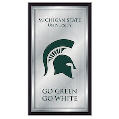 Michigan State 26" x 15" Fight Song Mirror