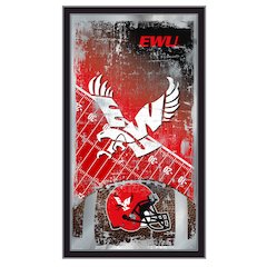 Eastern Washington 15" x 26" Football Mirror