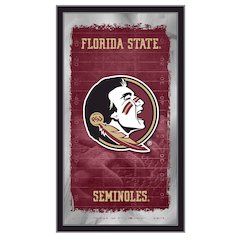Florida State 15" x 26" Football Mirror