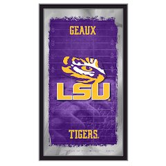 Louisiana State 15" x 26" Football Mirror