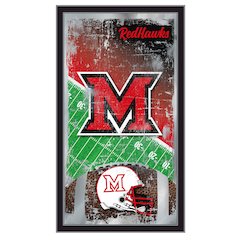 Miami (OH) 15" x 26" Football Mirror