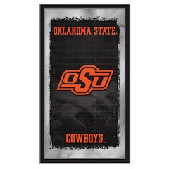 Oklahoma State 15" x 26" Football Mirror