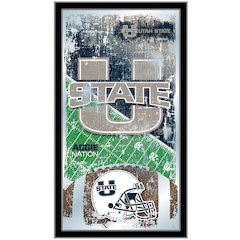 Utah State 15" x 26" Football Mirror