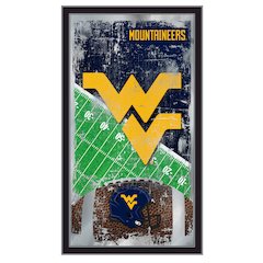 West Virginia 15" x 26" Football Mirror