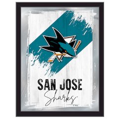 San Jose Sharks 17"x22" Logo Wall Mirror