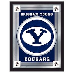 Brigham Young 17" x 22" Logo Mirror