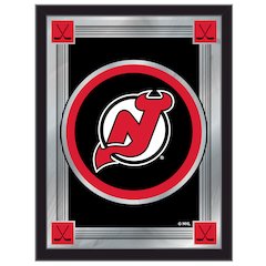 New Jersey Devils 17" x 22" Logo Mirror