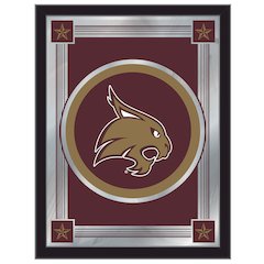 Texas State 17" x 22" Logo Mirror