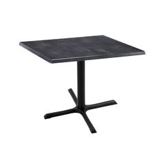 30" Tall OD211 Indoor/Outdoor All-Season Table with 30" x 30" Square Black Steel Top