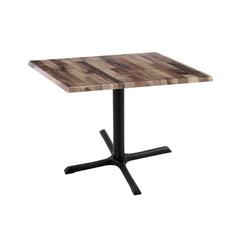 30" Tall OD211 Indoor/Outdoor All-Season Table with 30" x 30" Square Rustic Top