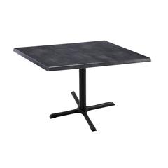 30" Tall OD211 Indoor/Outdoor All-Season Table with 36" x 36" Square Black Steel Top
