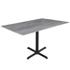 30" Tall OD211 Indoor/Outdoor All-Season Table with 32" x 48" Greystone Top