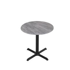 30" Tall OD211 Indoor/Outdoor All-Season Table with 32" Diameter Greystone Top