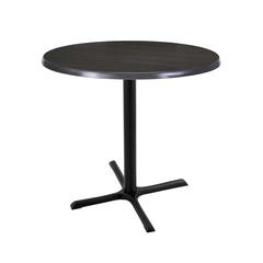 36" Tall OD211 Indoor/Outdoor All-Season Table with 30" Diameter Charcoal Top