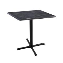 36" Tall OD211 Indoor/Outdoor All-Season Table with 30" x 30" Square Black Steel Top