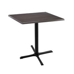 36" Tall OD211 Indoor/Outdoor All-Season Table with 30" x 30" Square Charcoal Top