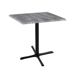 36" Tall OD211 Indoor/Outdoor All-Season Table with 30" x 30" Square Greystone Top