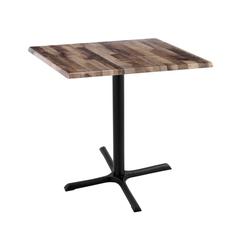 36" Tall OD211 Indoor/Outdoor All-Season Table with 30" x 30" Square Rustic Top
