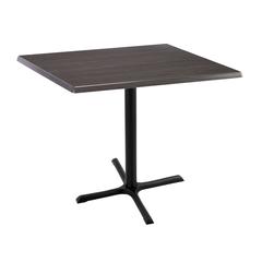 36" Tall OD211 Indoor/Outdoor All-Season Table with 36" x 36" Square Charcoal Top