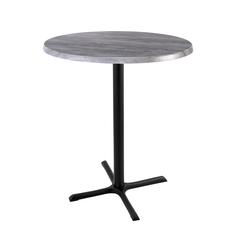 42" Tall OD211 Indoor/Outdoor All-Season Table with 30" Diameter Greystone Top