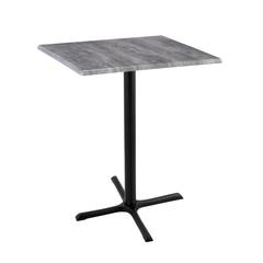 42" Tall OD211 Indoor/Outdoor All-Season Table with 30" x 30" Square Greystone Top