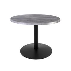 30" Tall OD214 Indoor/Outdoor All-Season Table with 30" Diameter Greystone Top