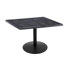 30" Tall OD214 Indoor/Outdoor All-Season Table with 36" x 36" Square Black Steel Top