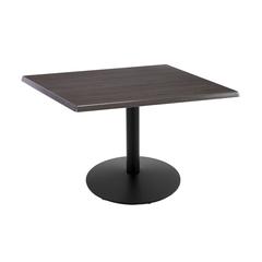 30" Tall OD214 Indoor/Outdoor All-Season Table with 36" x 36" Square Charcoal Top