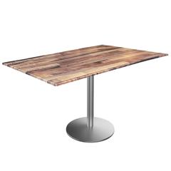 30" Tall OD214 Indoor/Outdoor All Season Table with 32" x 48" Rustic Top