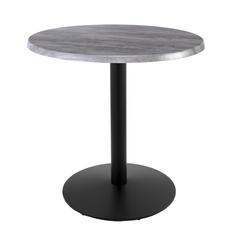 36" Tall OD214 Indoor/Outdoor All-Season Table with 30" Diameter Greystone Top